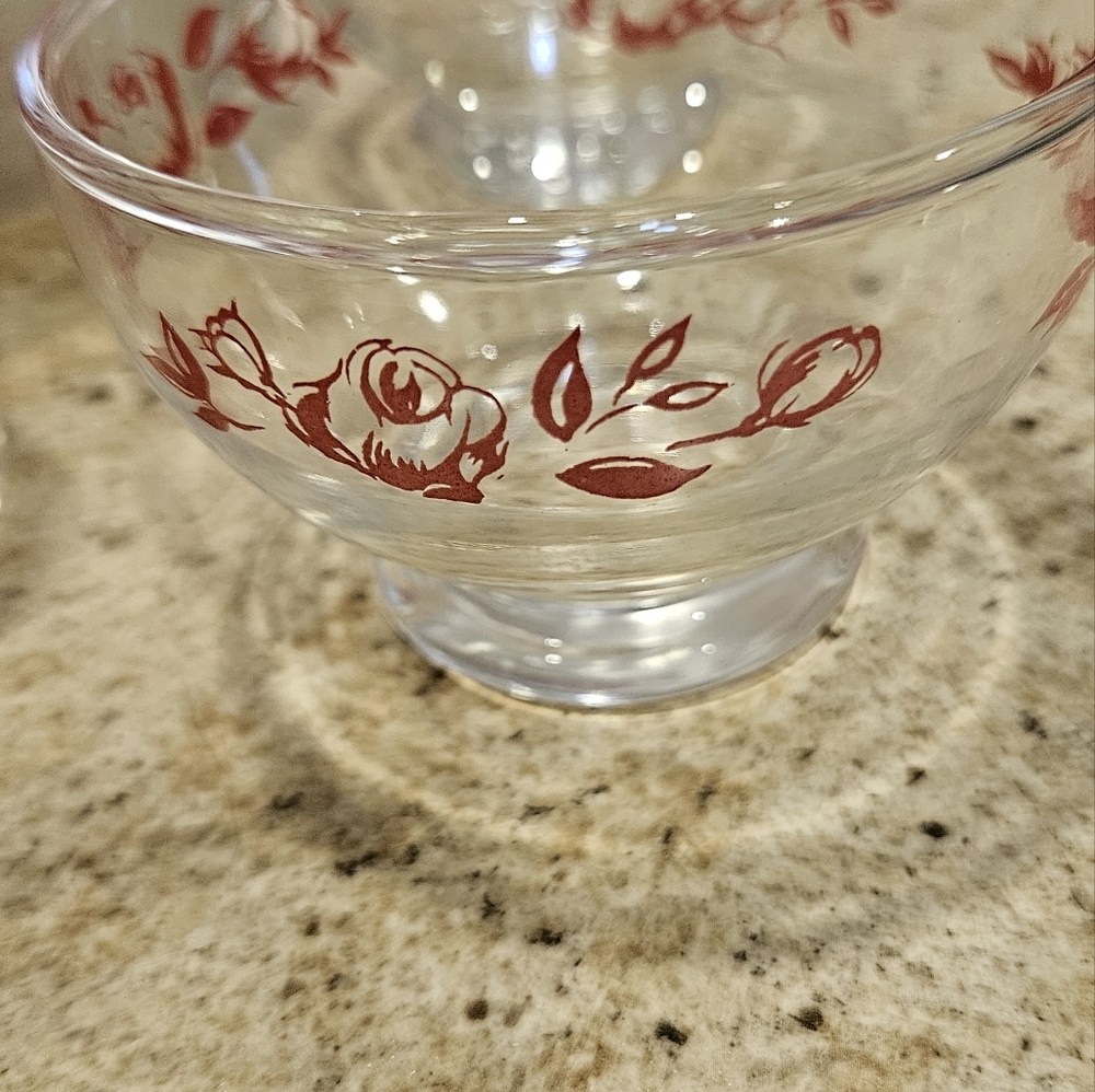 Source Unknown Ruby Rose Glassware - Picture 3 of 5